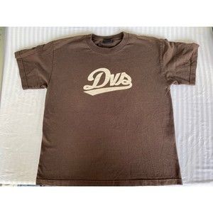 Vintage DVS Shoe Company T-Shirt Women’s Sz XL Skateboarding Brown Camo